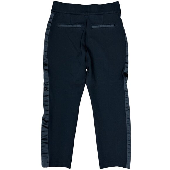 EUC Women's SPANX The Perfect Black Pant in Black & Satin Trim | Size SP - Picture 8 of 14